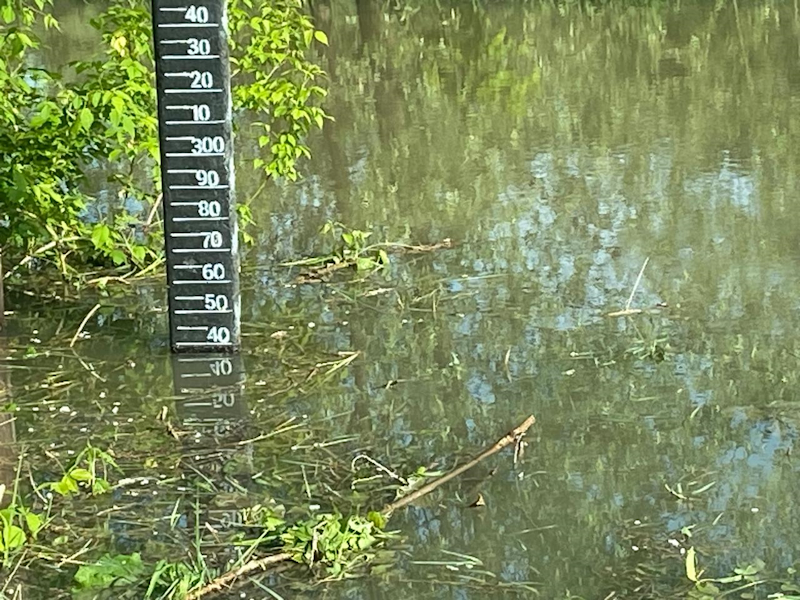 Уровень воды на 23.05.2025 г..