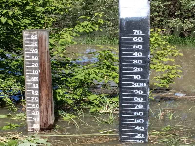 Уровень воды на 22.05.2025 г..